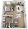 The Gardens at Anthony House_ Magnolia floor plan